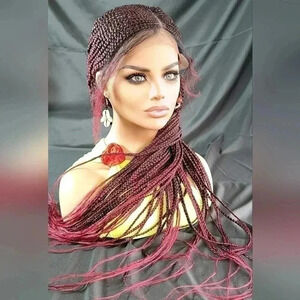 Premium Handmade BraidedLace Wigs for Working Women -Versatile, Lightwei…